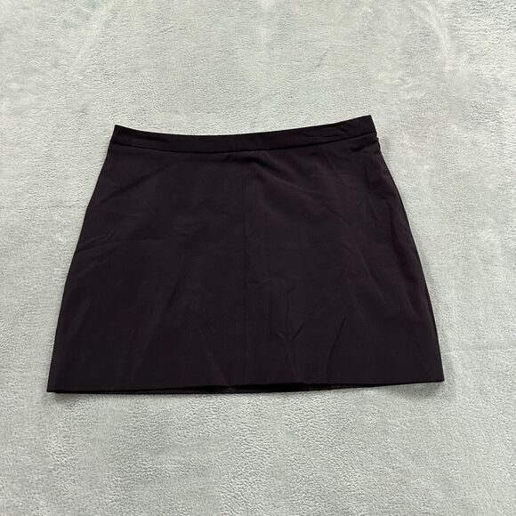 Guess Collection Skirt Women's‎ 6 Plum Black Zip Closure Short Length - Picture 1 of 8